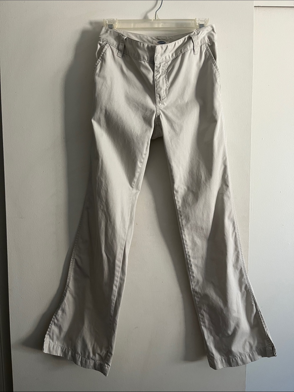 Old Navy Women's Light Beige Boot Cut Pants Size 2